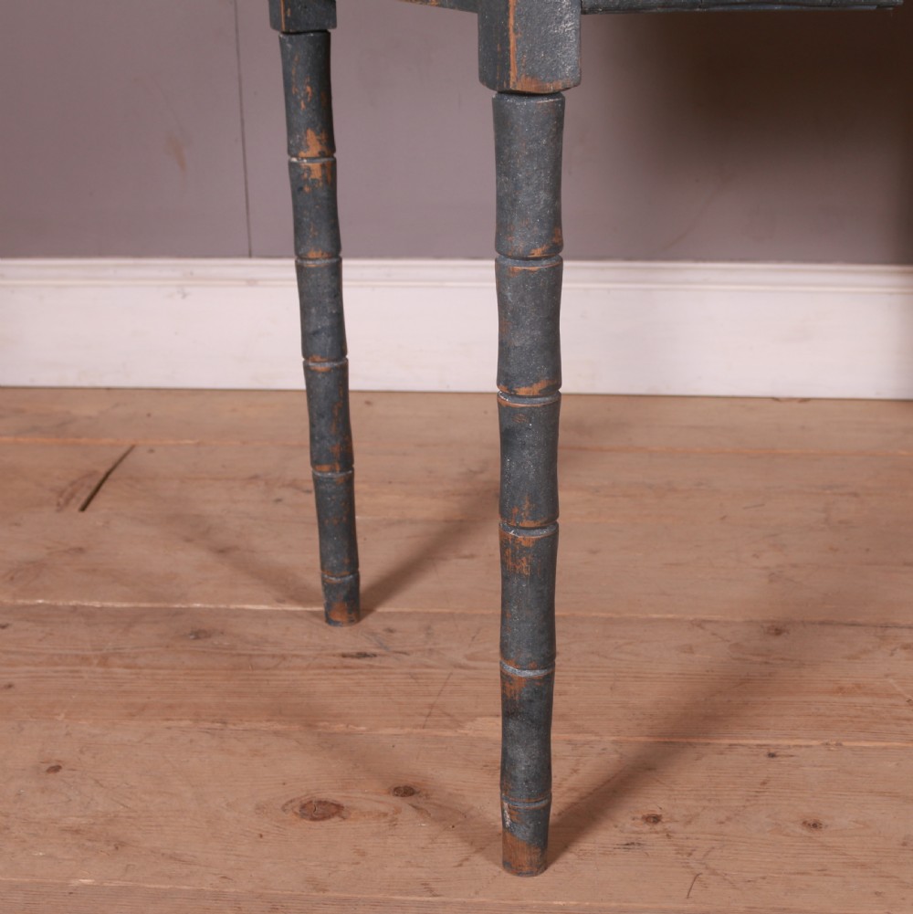 English Faux Bamboo Desk View V