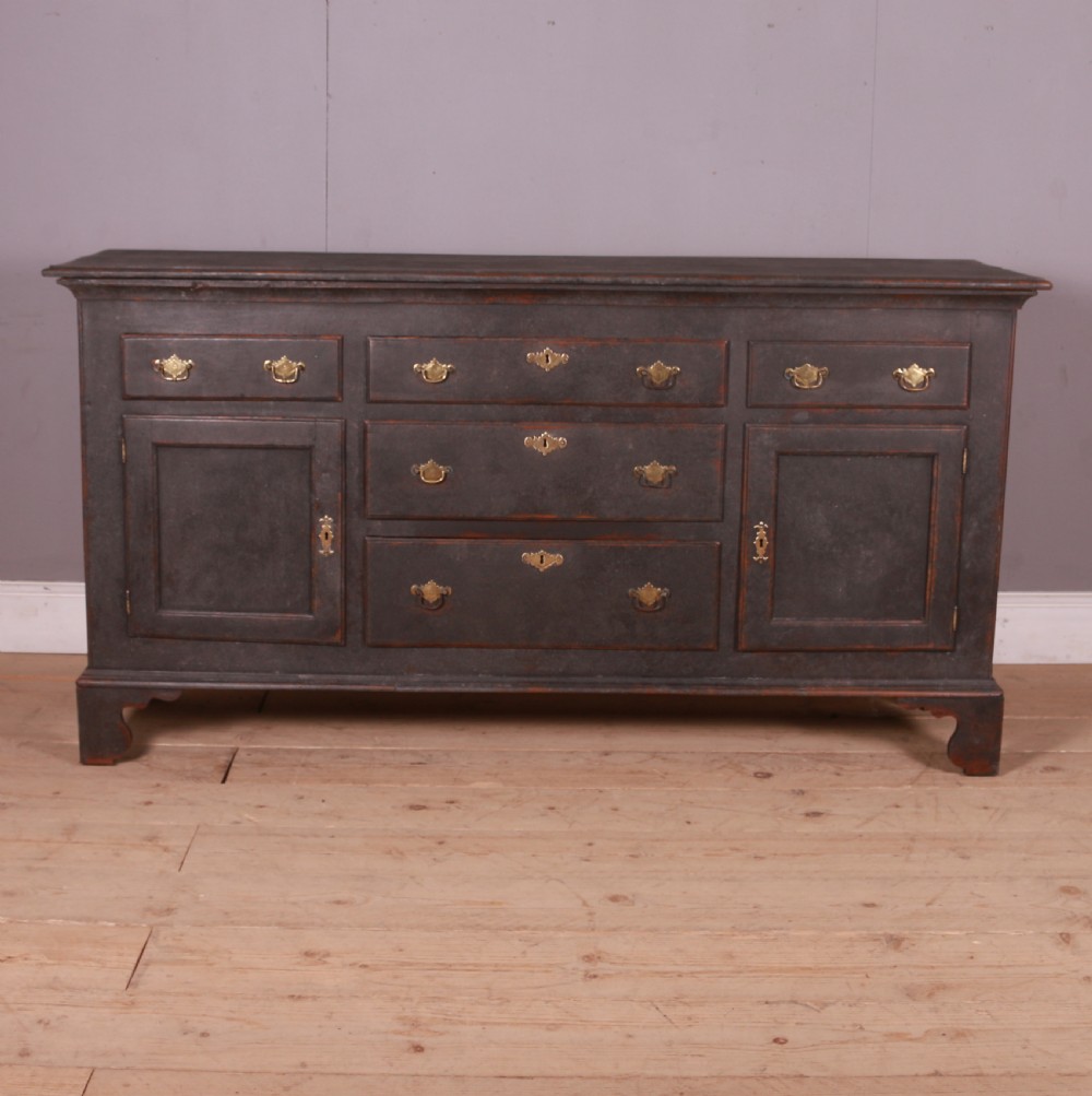 18th Century Painted Dresser Base View II