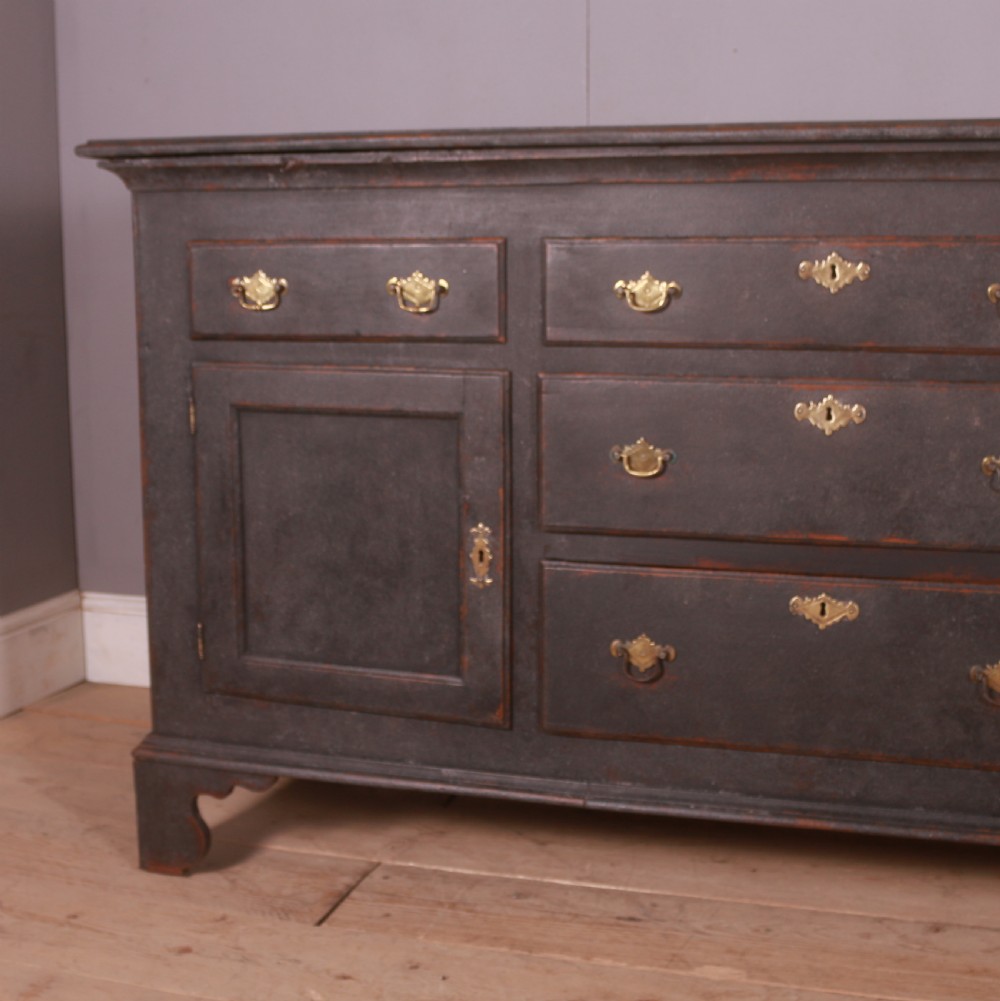 18th Century Painted Dresser Base View III