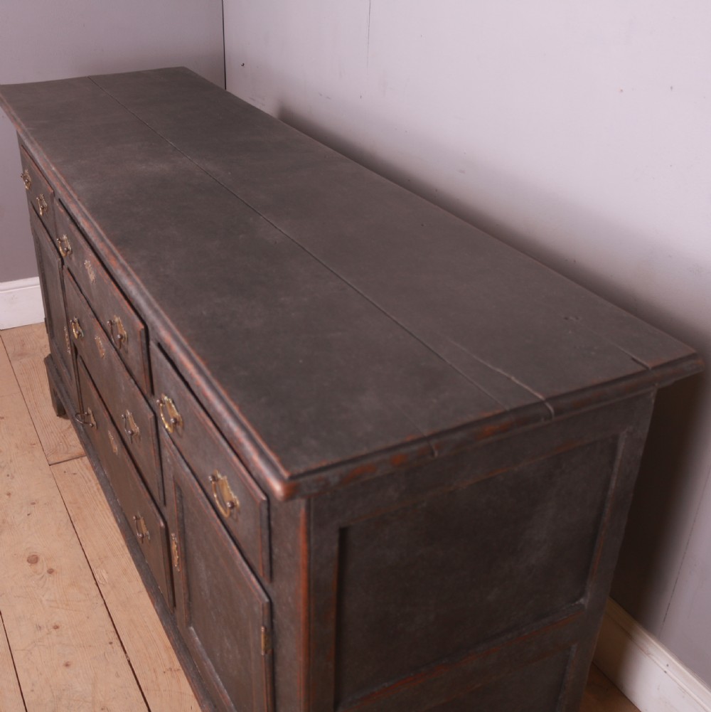 18th Century Painted Dresser Base View X