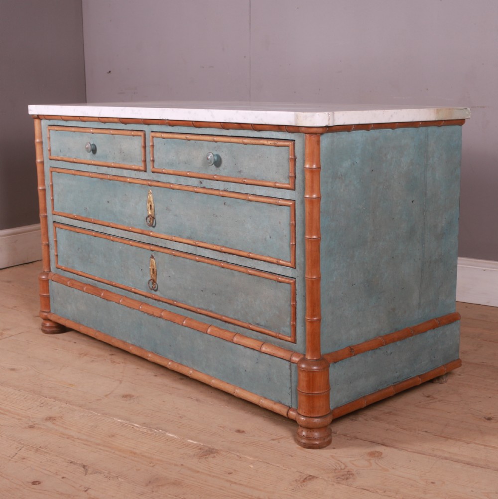 French Marble Topped Commode