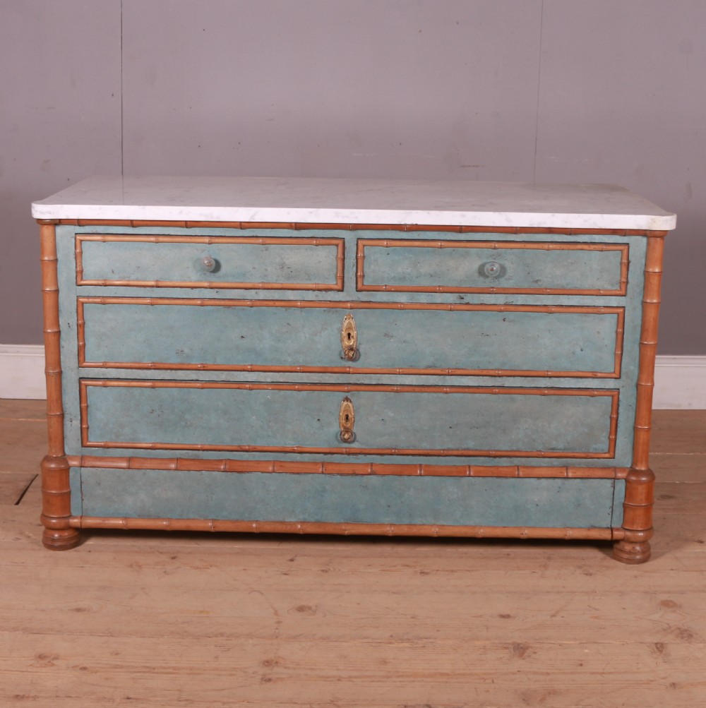 French Marble Topped Commode View II
