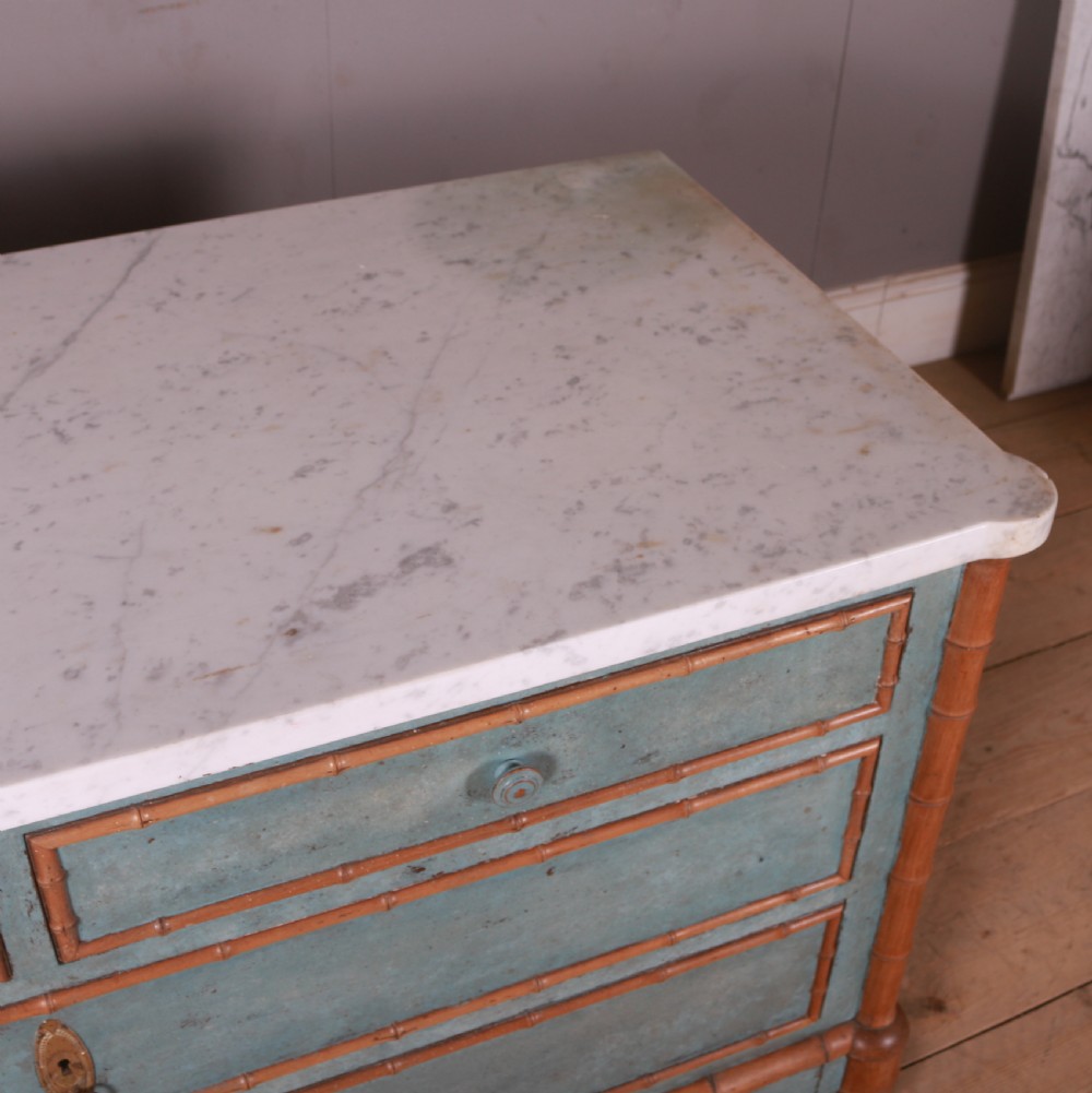 French Marble Topped Commode View X