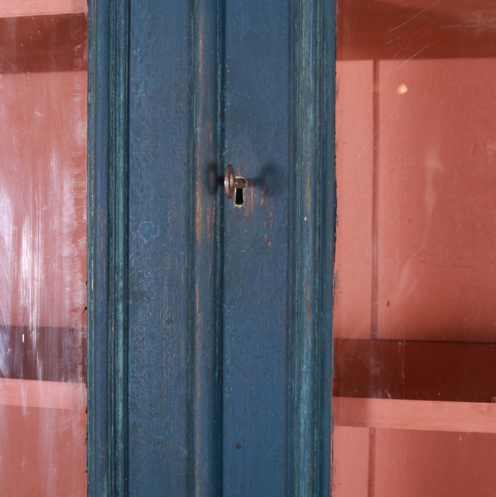 English Painted Pine Bookcase View VII