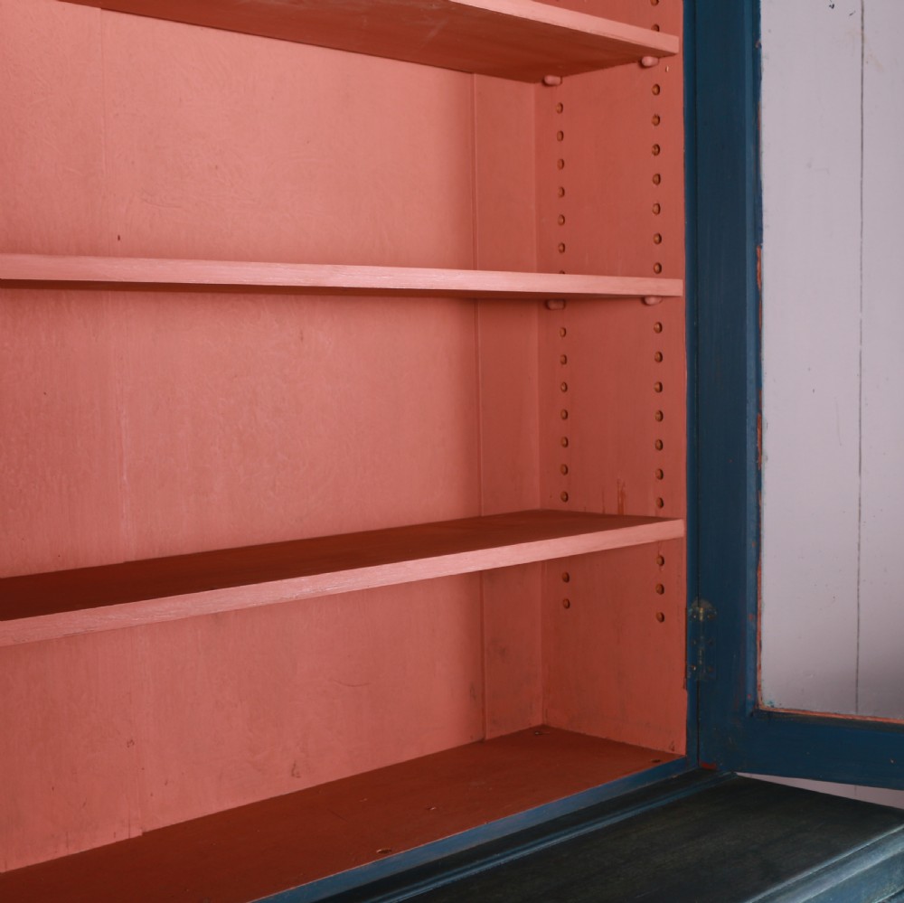 English Painted Pine Bookcase View IX