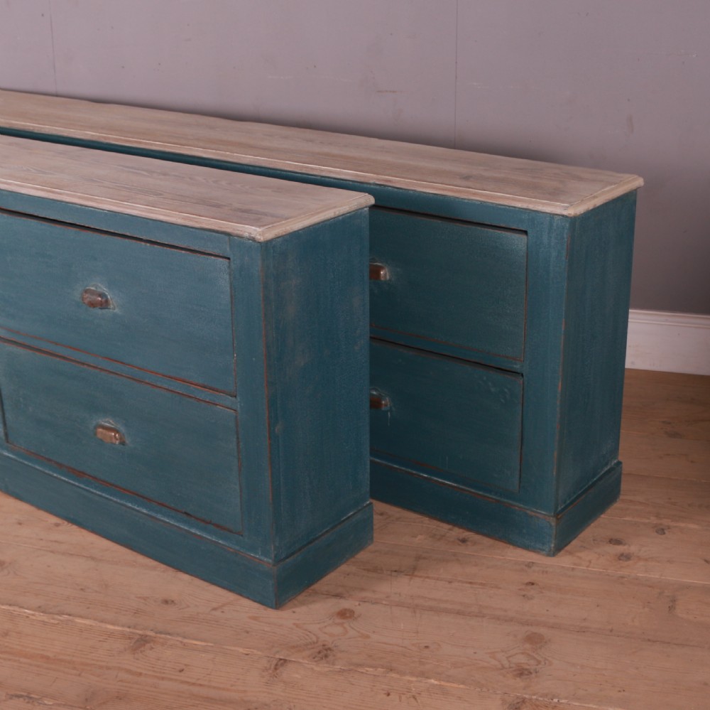 French Painted Drapers Drawers View II