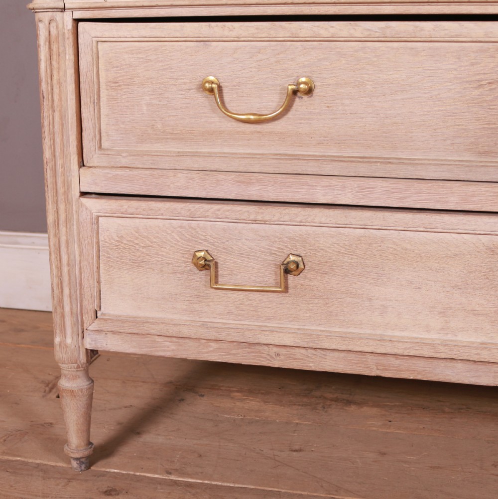French Bleached Oak Commode View VI