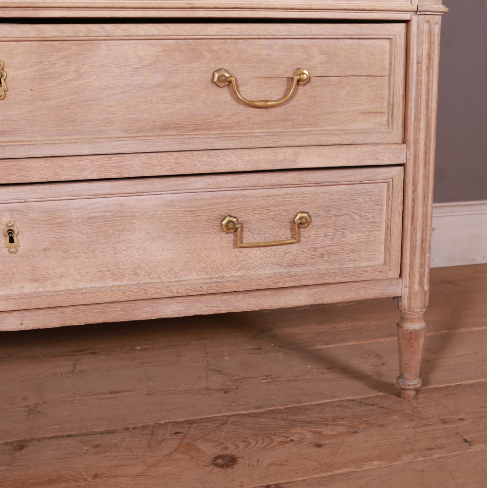 French Bleached Oak Commode View IX