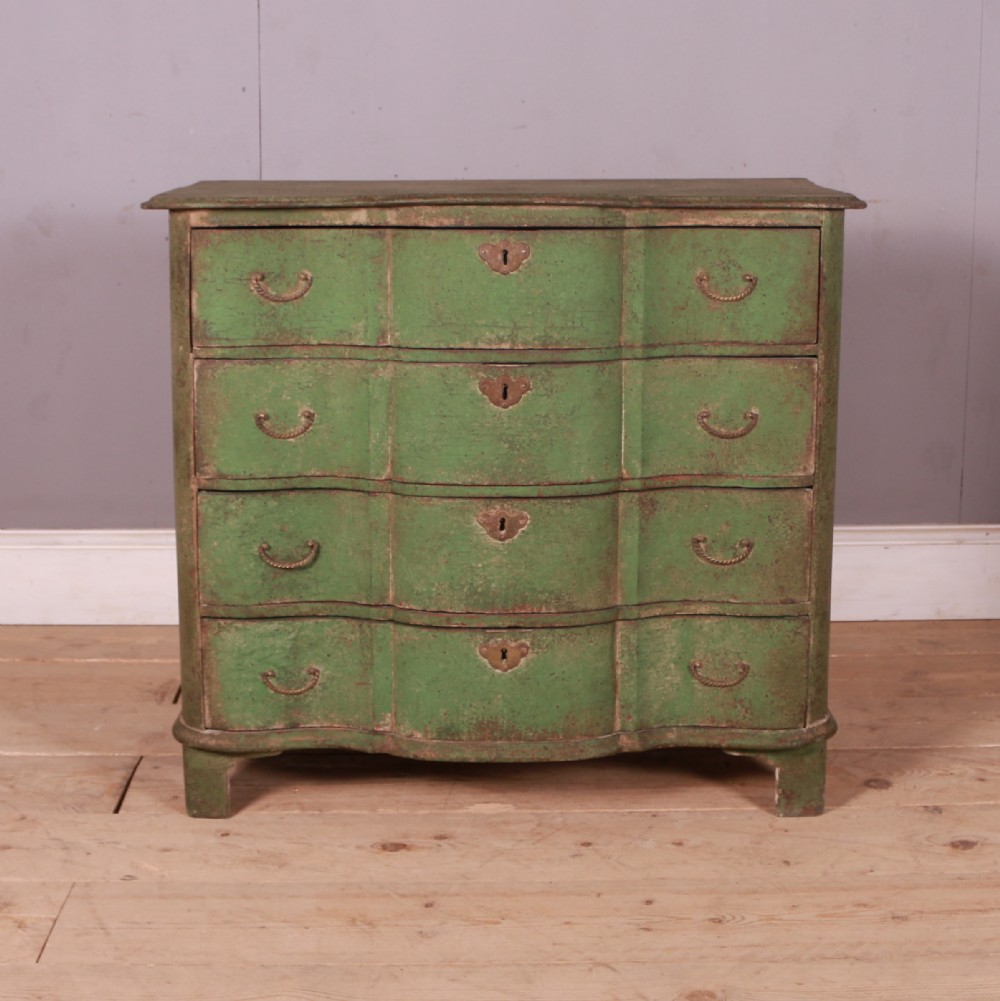 18th Century Dutch Serpentine Front Commode