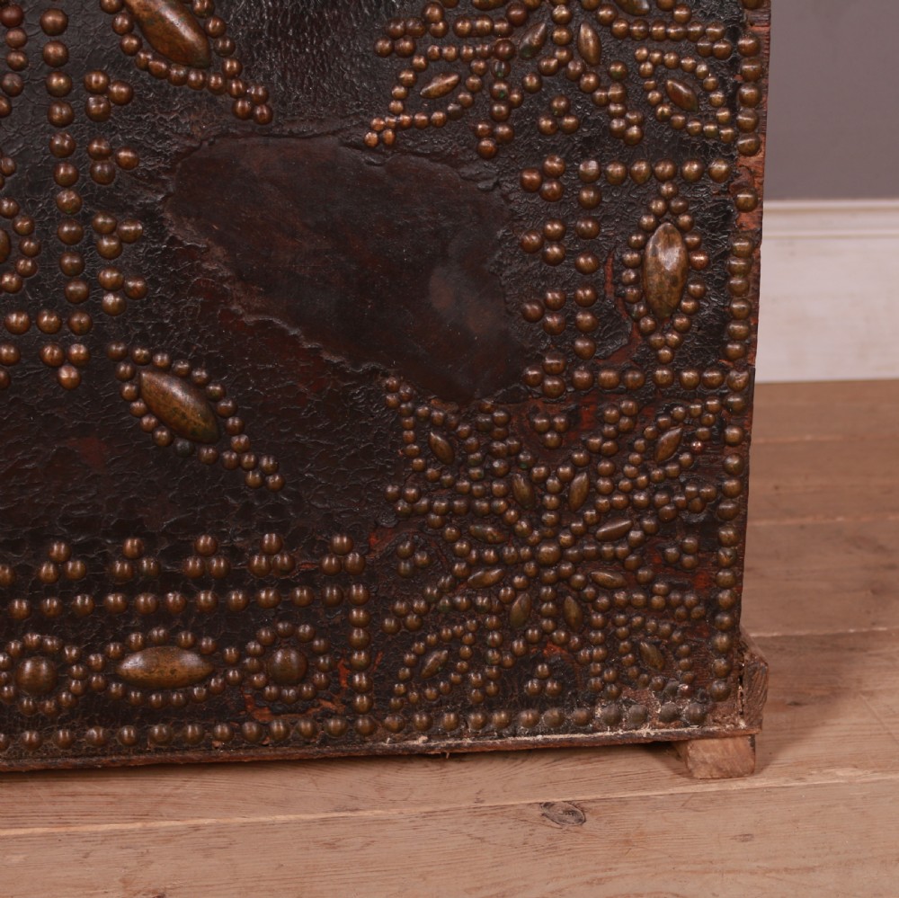 Studded Leather Travel Chest View VI
