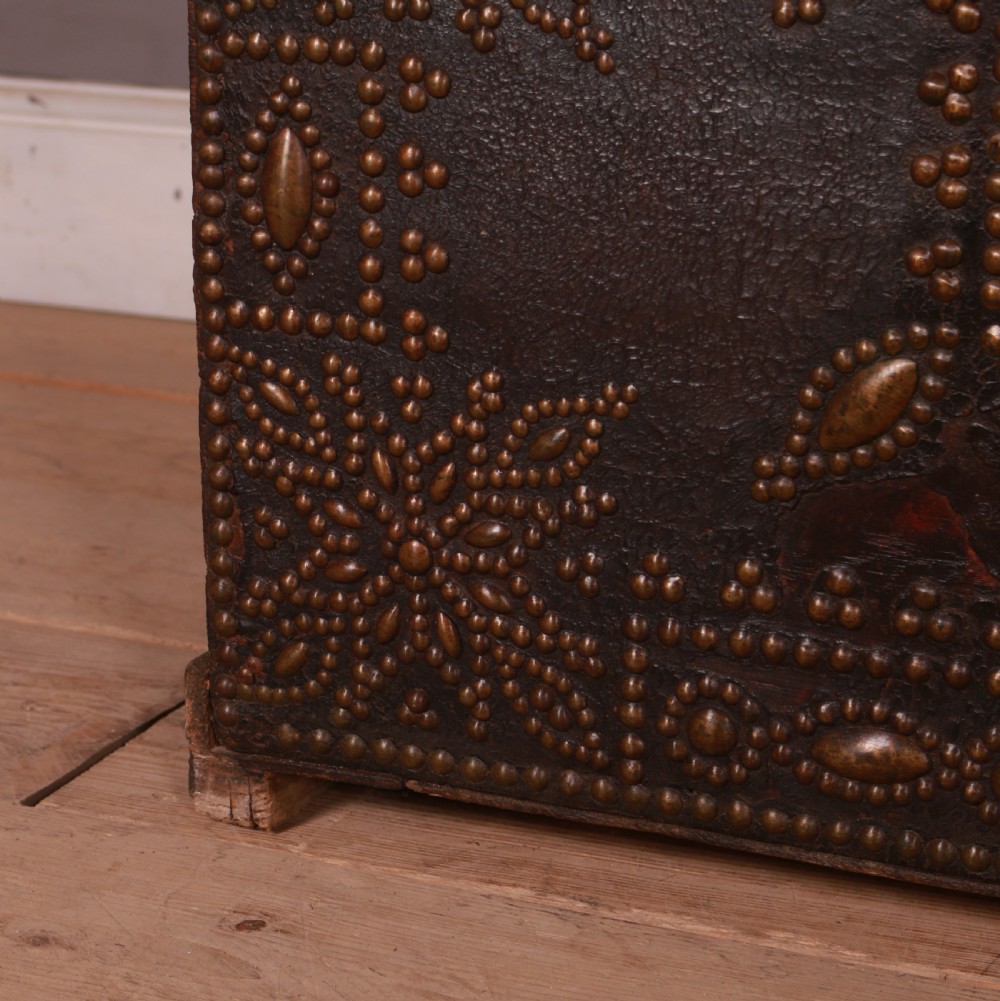 Studded Leather Travel Chest View VIII