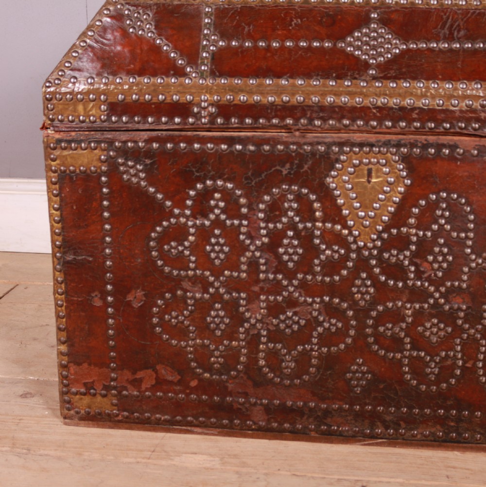 French Leather Travel Chest View III