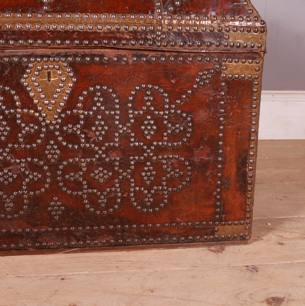 French Leather Travel Chest View IV