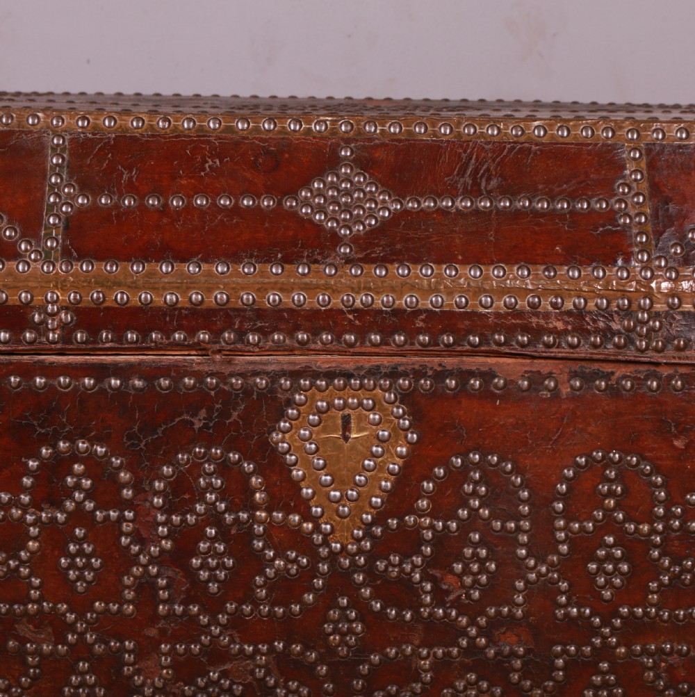 French Leather Travel Chest View VI
