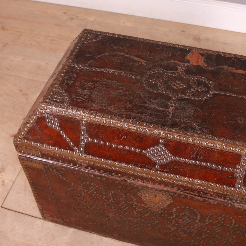 French Leather Travel Chest View VIII