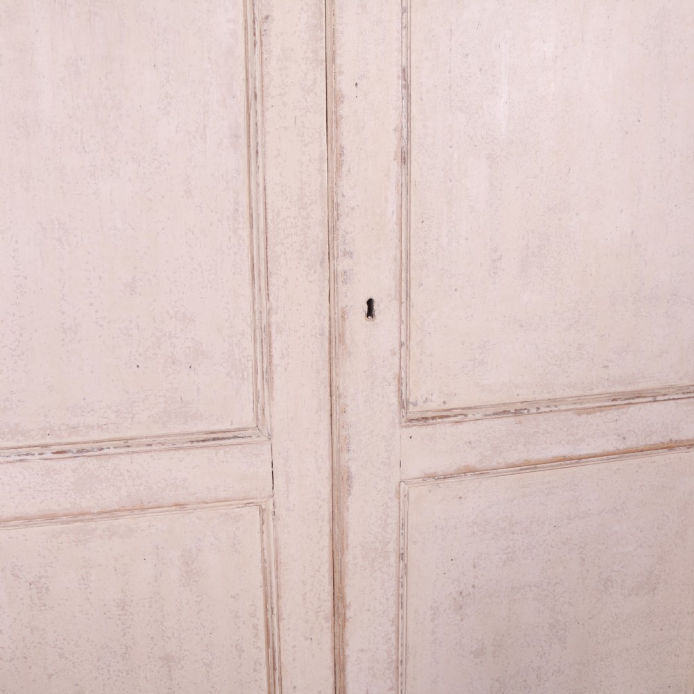 English Painted Pine Linen Cupboard View VI