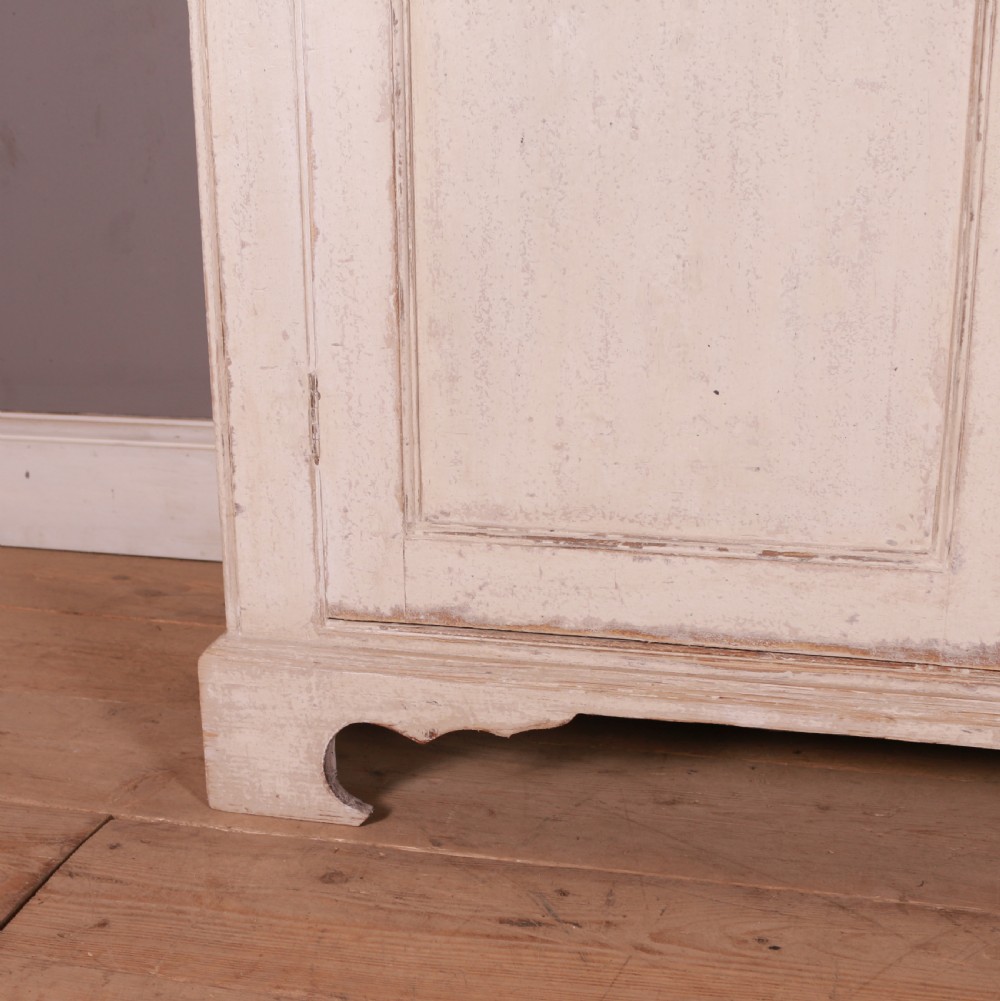 English Painted Pine Linen Cupboard View VII