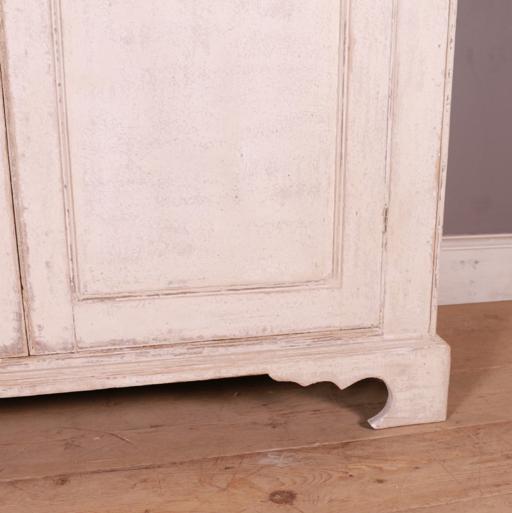 English Painted Pine Linen Cupboard View VIII