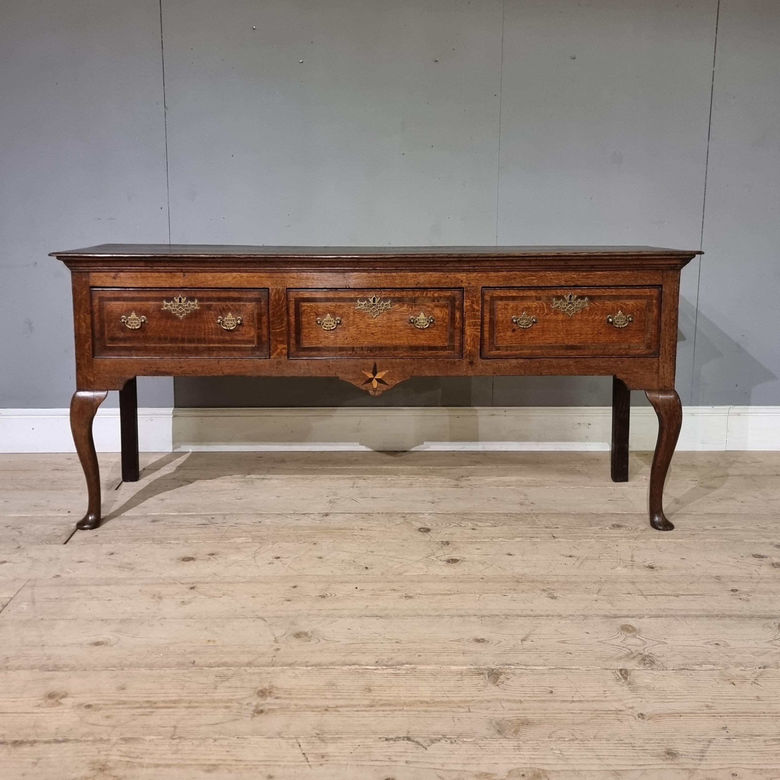 18th Century English Oak Dresser Base
