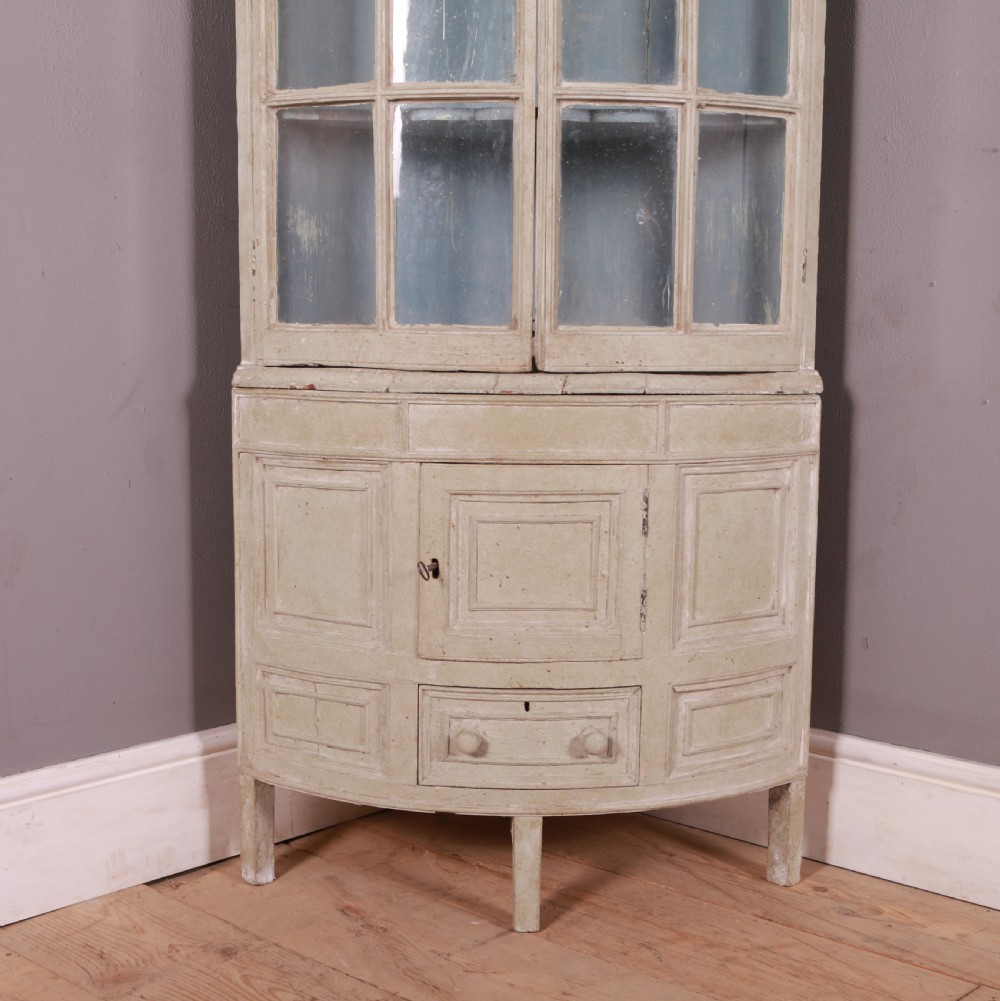 Narrow English Corner Cupboard View III
