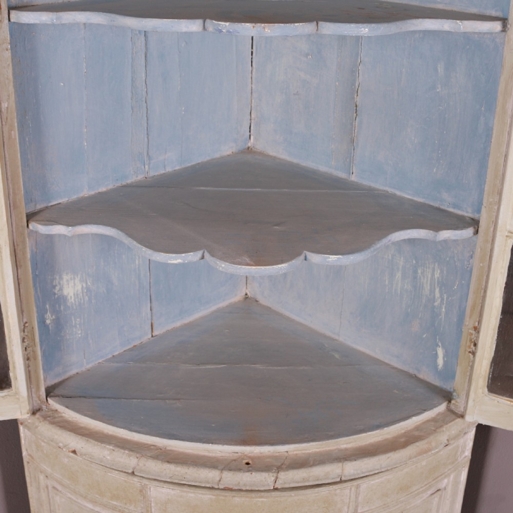 Narrow English Corner Cupboard View VI