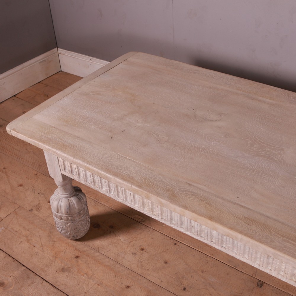 English Bleached Oak Coffee Table View V