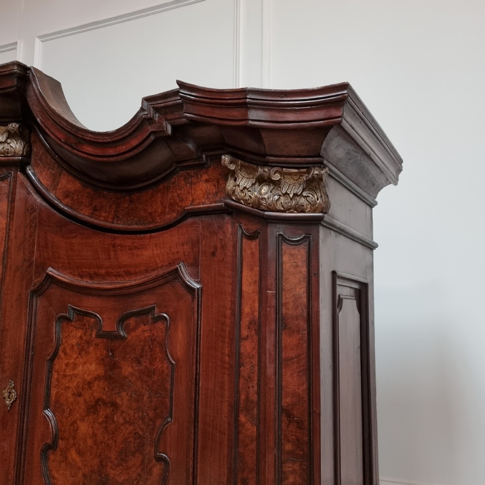 Italian Baroque Style Walnut Armoire View II