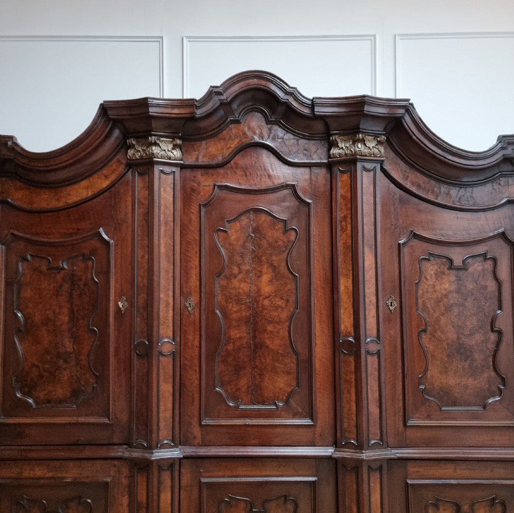 Italian Baroque Style Walnut Armoire View III