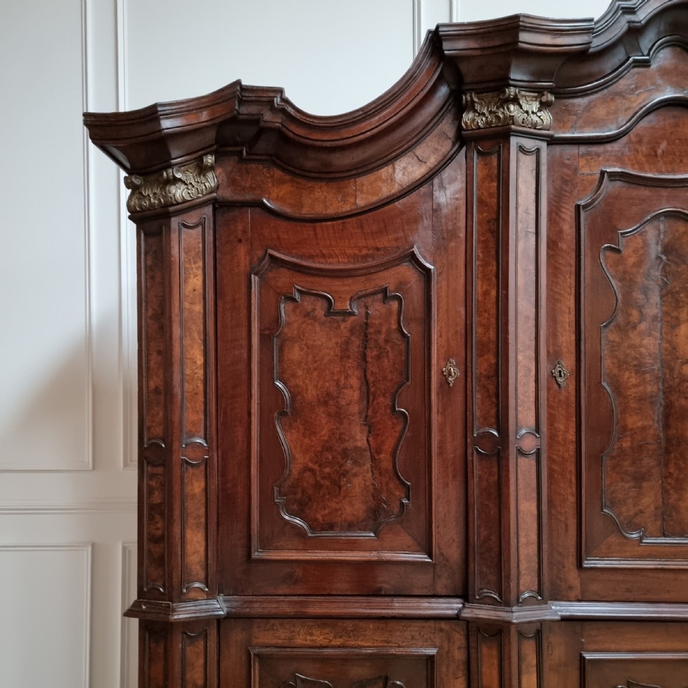 Italian Baroque Style Walnut Armoire View IV