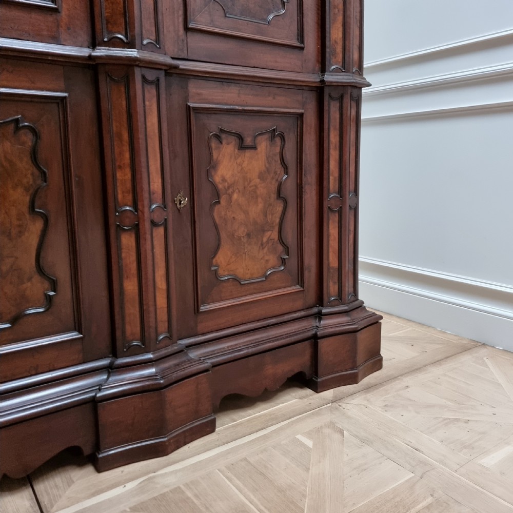 Italian Baroque Style Walnut Armoire View V