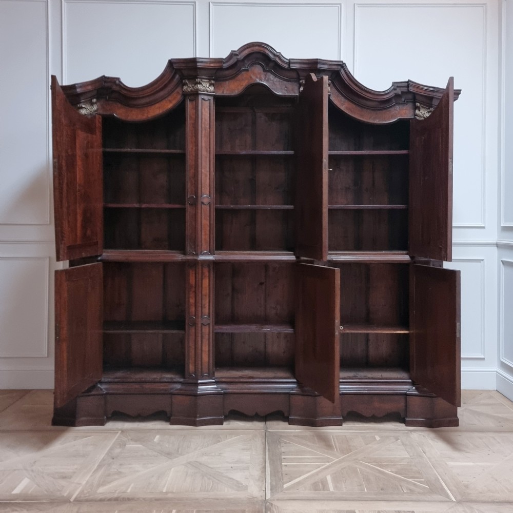 Italian Baroque Style Walnut Armoire View VI