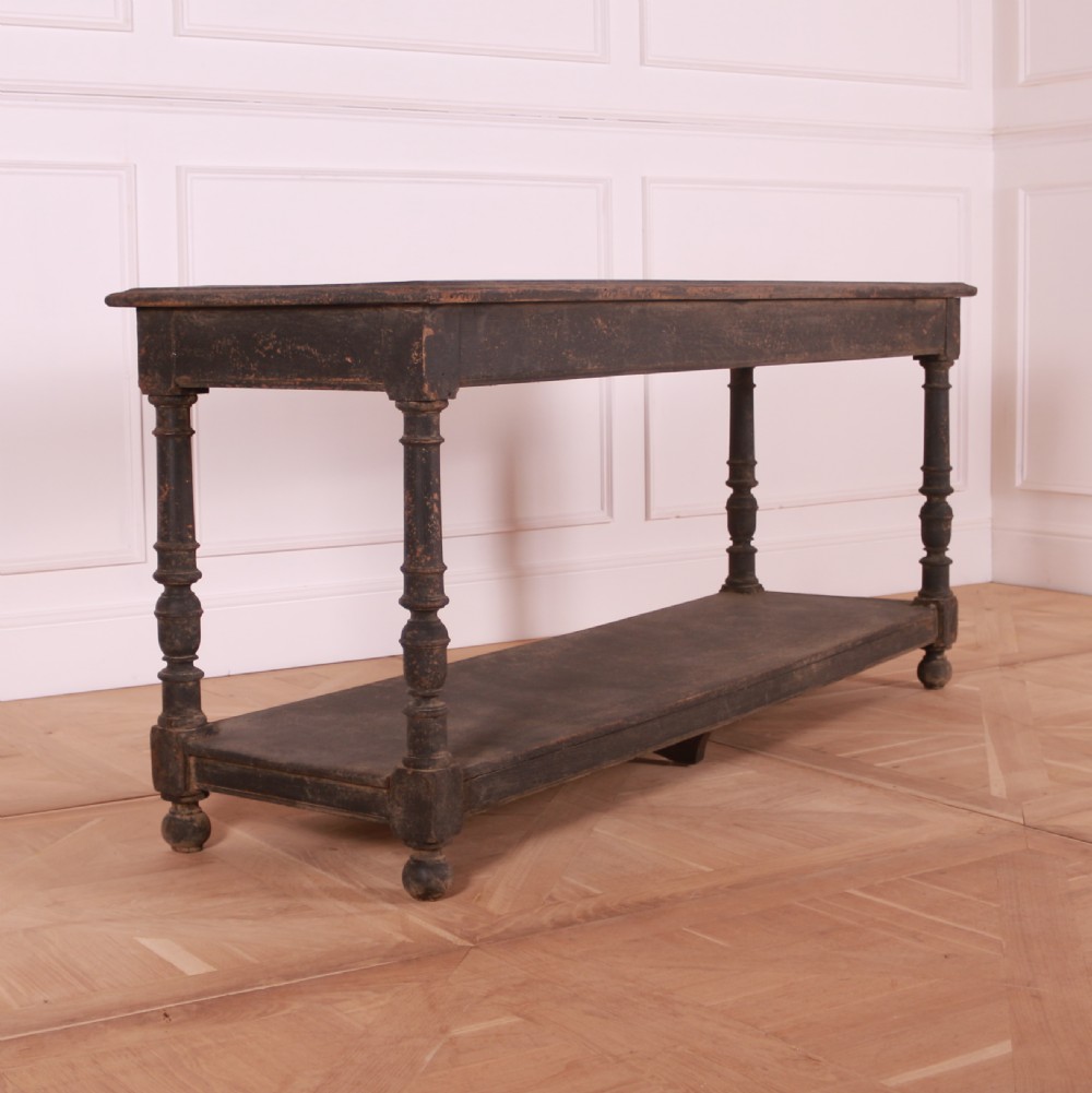 French Painted Drapers Table