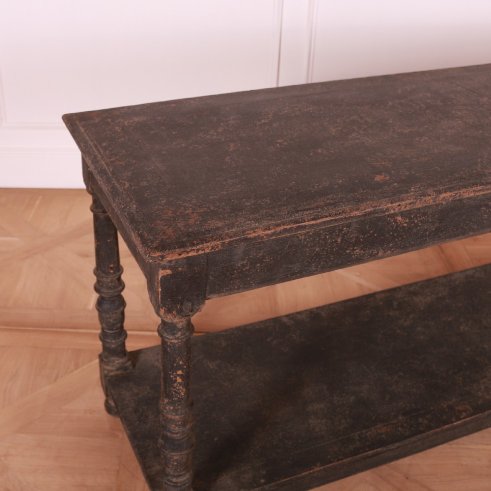 French Painted Drapers Table View II