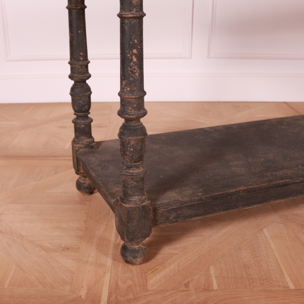 French Painted Drapers Table View III