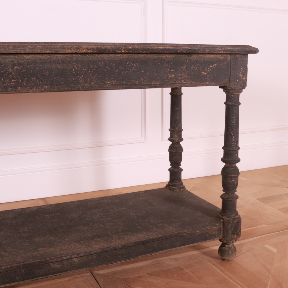 French Painted Drapers Table View IV