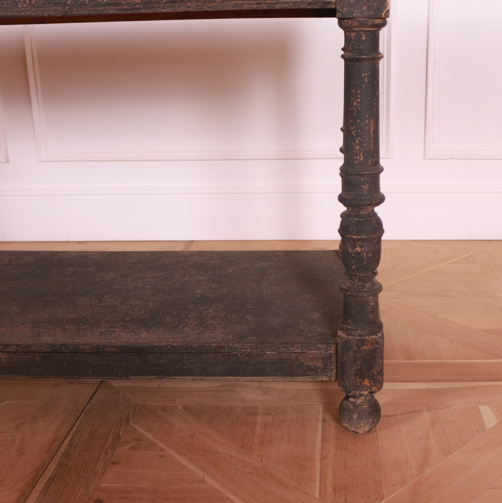 French Painted Drapers Table View VI