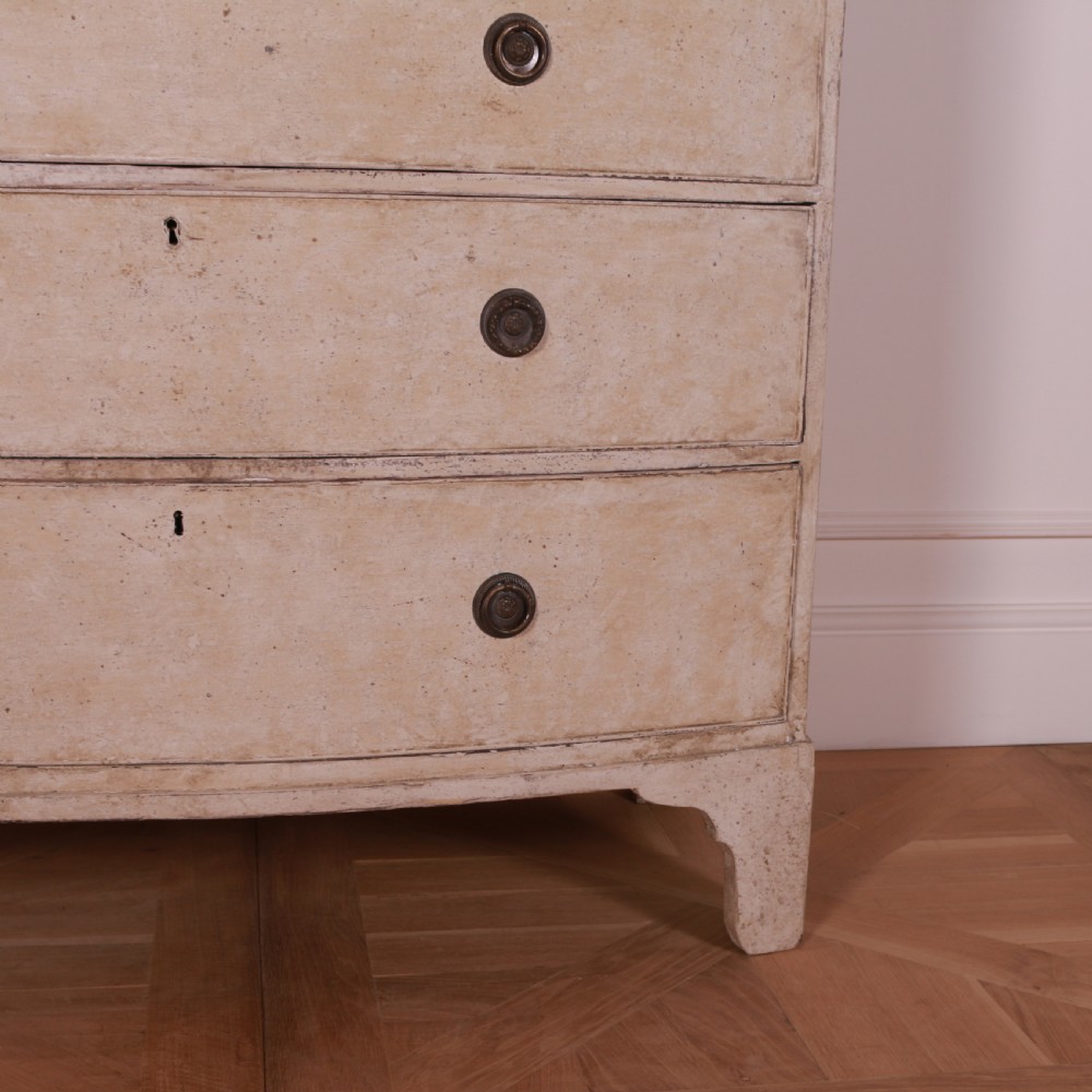 English Bowfront Chest of Drawers View IV