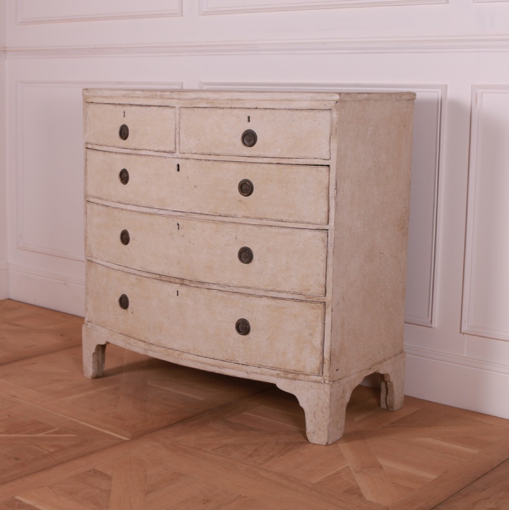 English Bowfront Chest of Drawers View VII