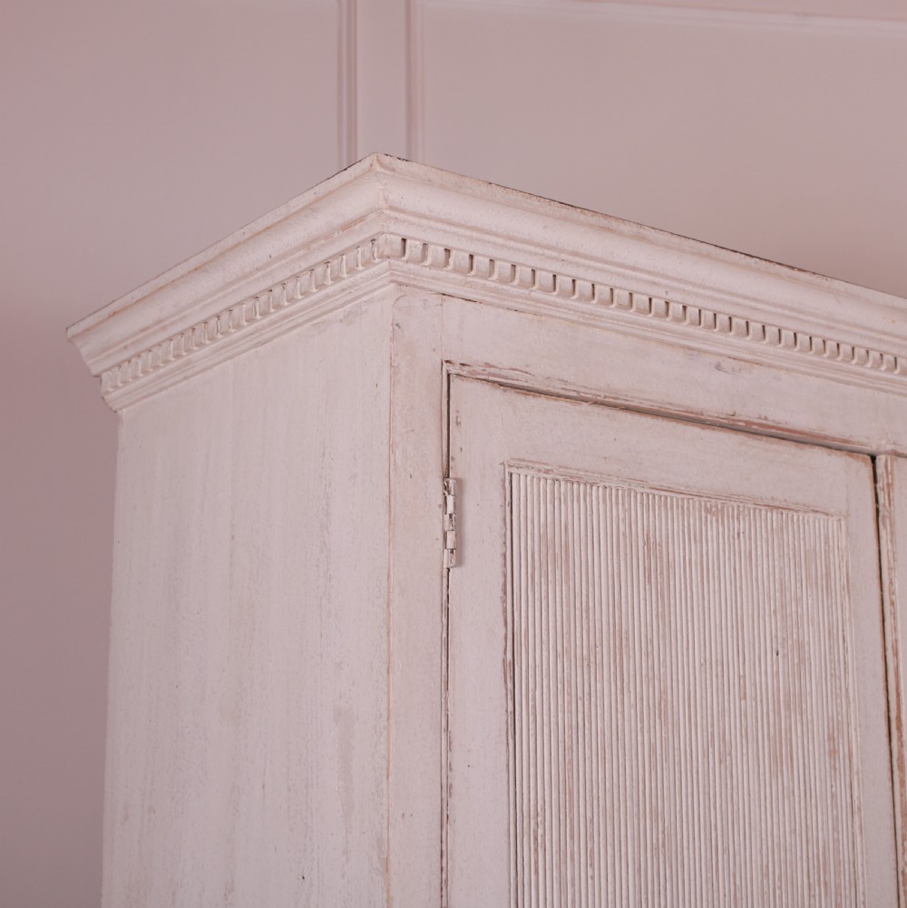 Danish Painted Pine Linen Cupboard View III