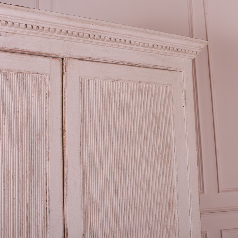 Danish Painted Pine Linen Cupboard View V