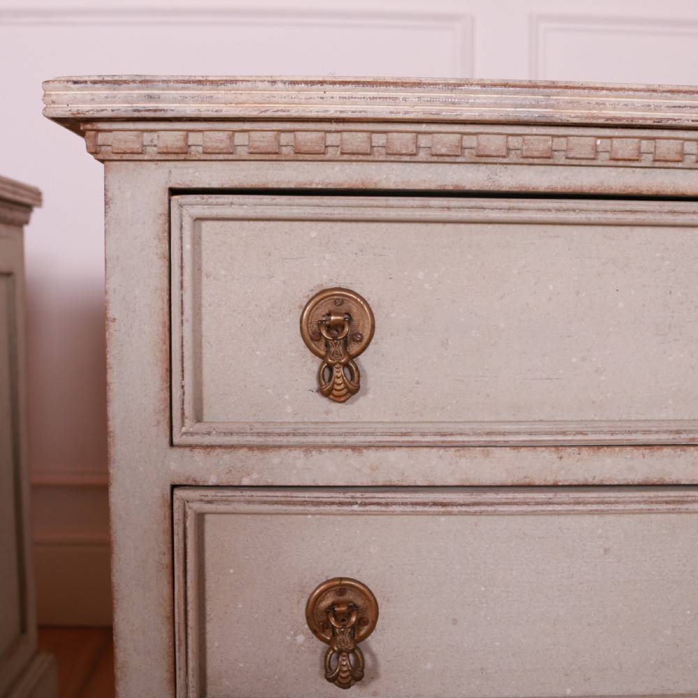 Pair of Painted Bedside Chest of Drawers View V