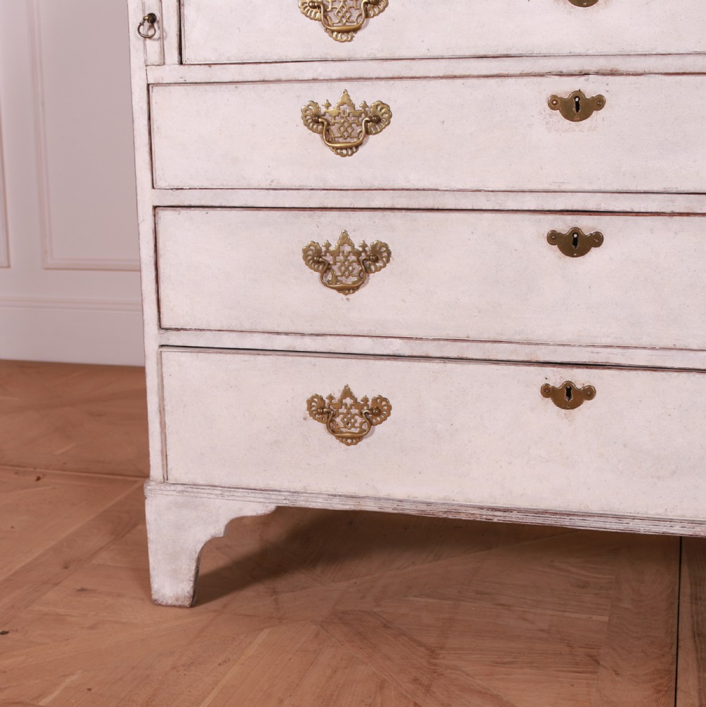 18th Century English Painted Oak Bureau View II