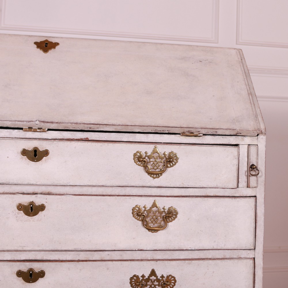 18th Century English Painted Oak Bureau View IV