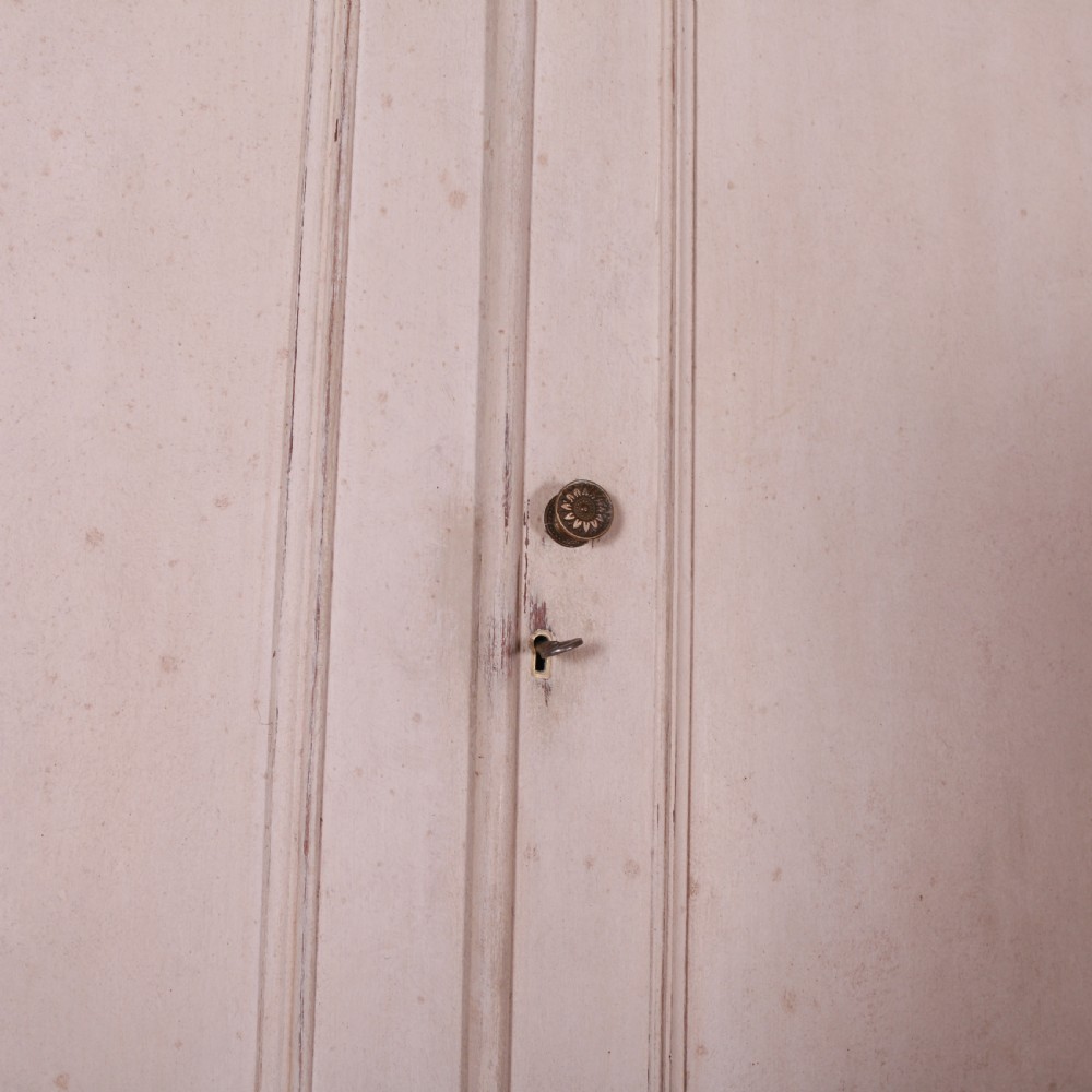 English Painted Pine Linen Cupboard View V