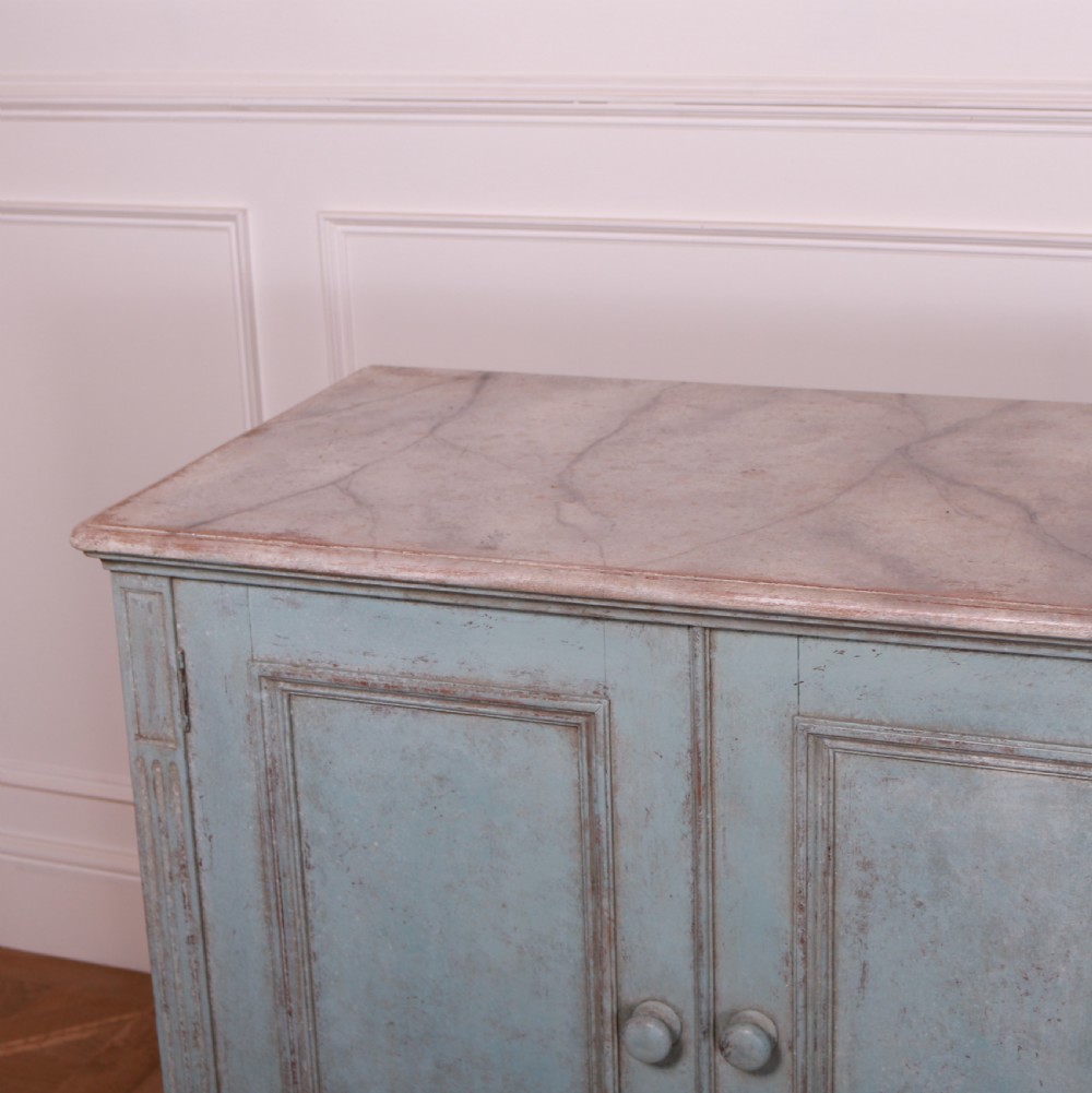 English Painted Dresser Base View VII