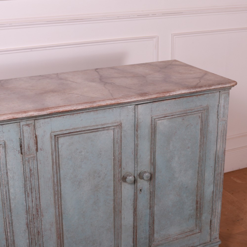 English Painted Dresser Base View VIII