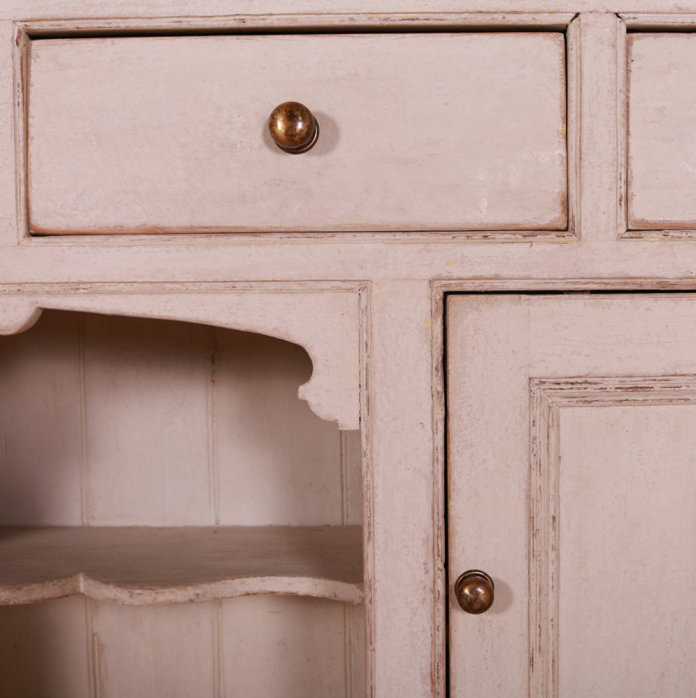English Painted Pine Dresser Base View IV