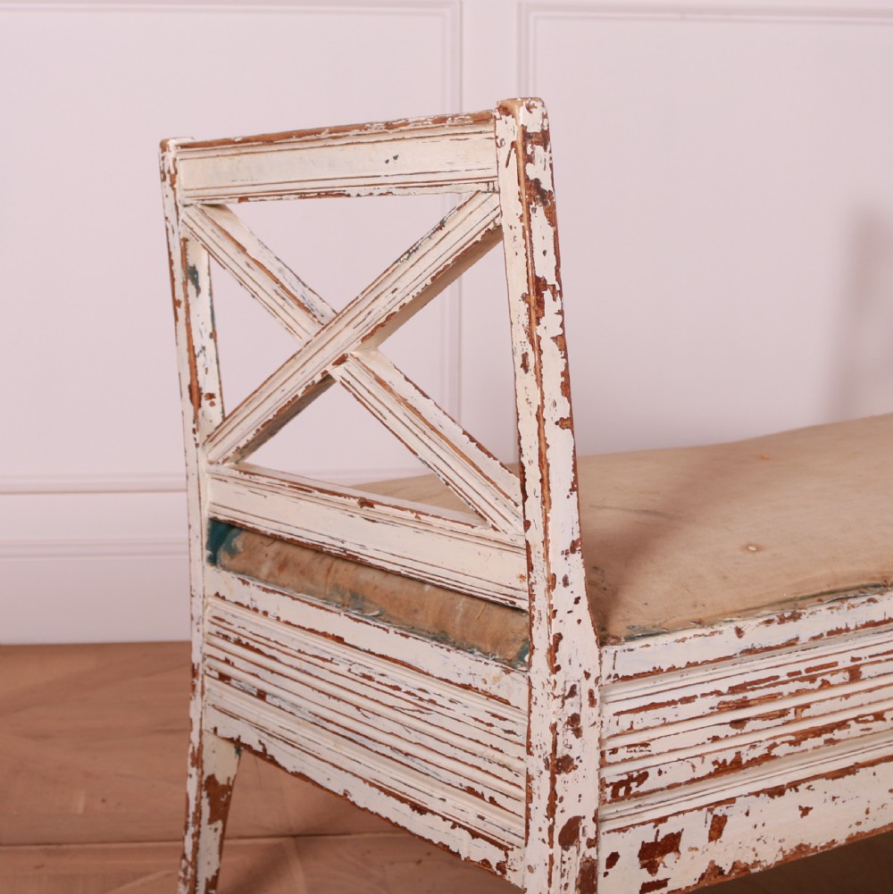 Swedish Painted Pine Open Bench View III