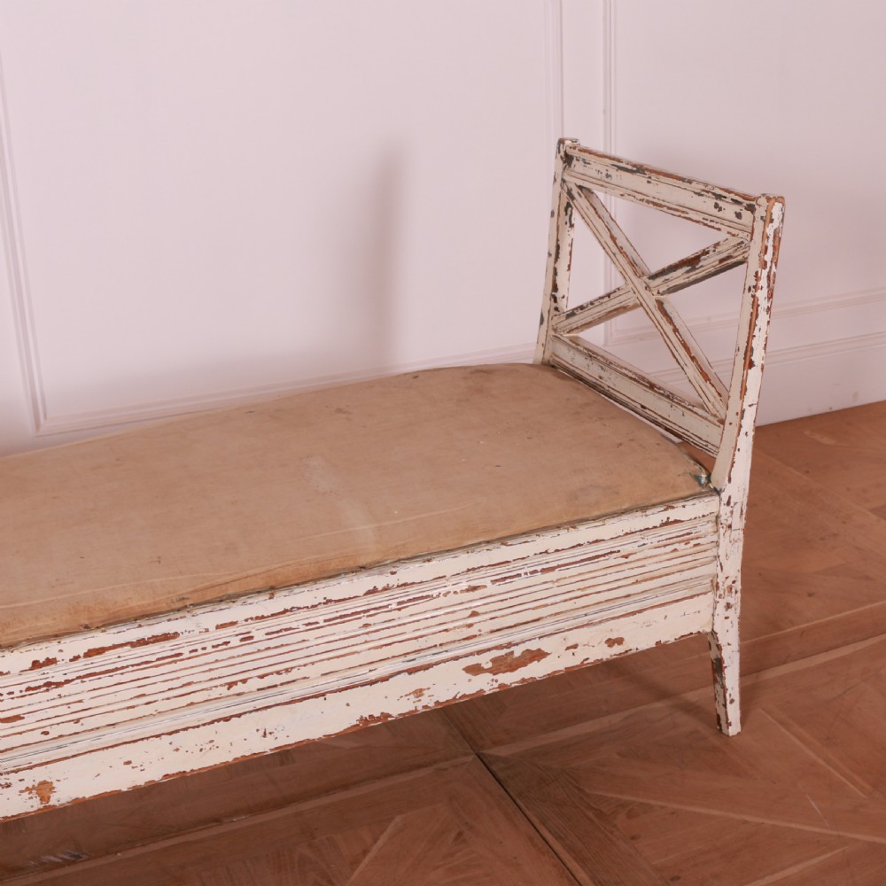 Swedish Painted Pine Open Bench View V