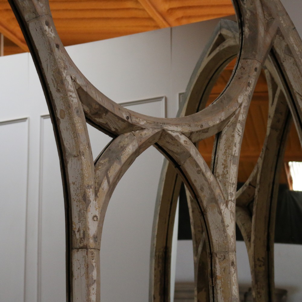 Huge Gothic Arched Window Mirrors View III